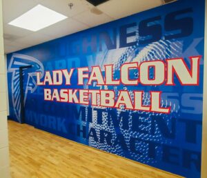Custom murals build school spirit